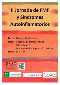Cartel II Jornada de FMF y Síndromes Autoinflamatorios de Stop FMF