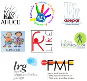 Logos de entidades reumatológicas españolas