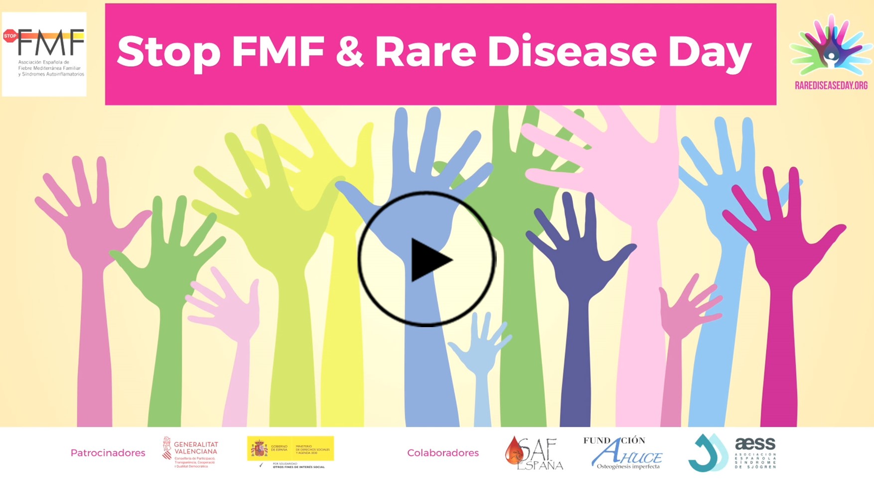 Vídeo noticia Stop FMF & Rare Disease Day 