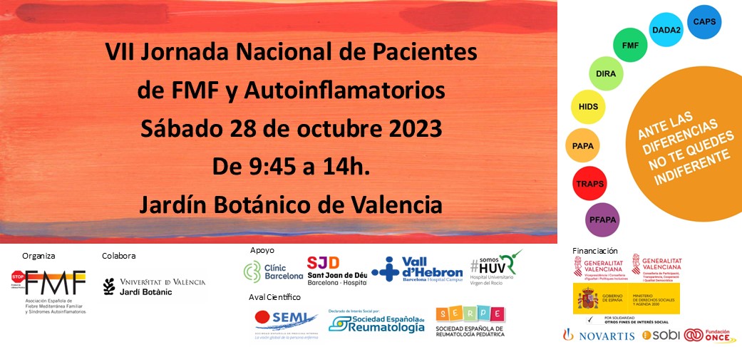 VII Jornada Nacional de pacientes de FMF y Autoinflamatorios 23